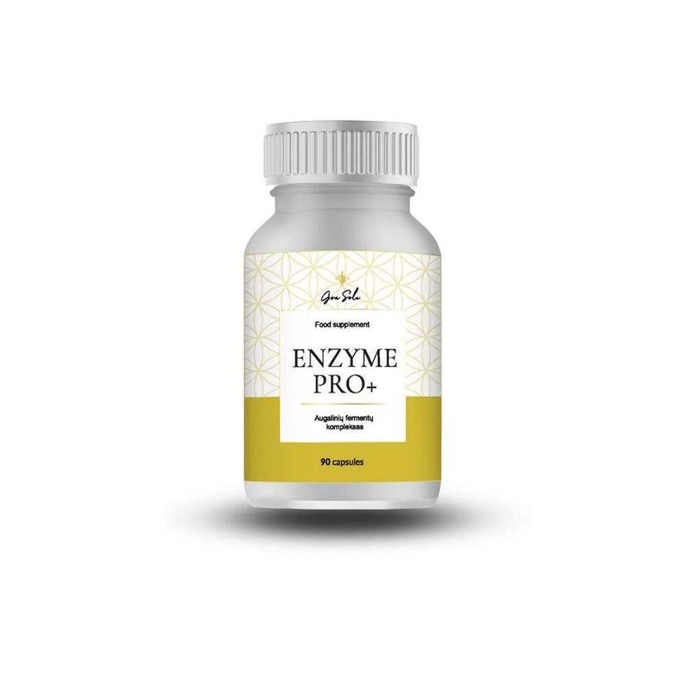 GRASOLE, ENZYME PRO+, 90 kapsulių