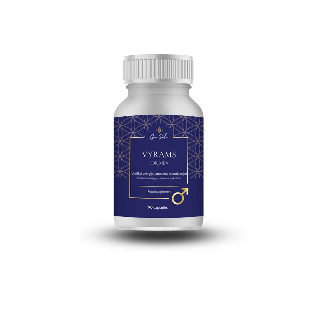 GRASOLE, VYRAMS, 90 kapsulių