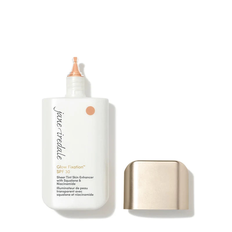 JANE IREDALE, Glow Fixation SPF 30 Lengvai tonuojanti veido emulsija, 40ml