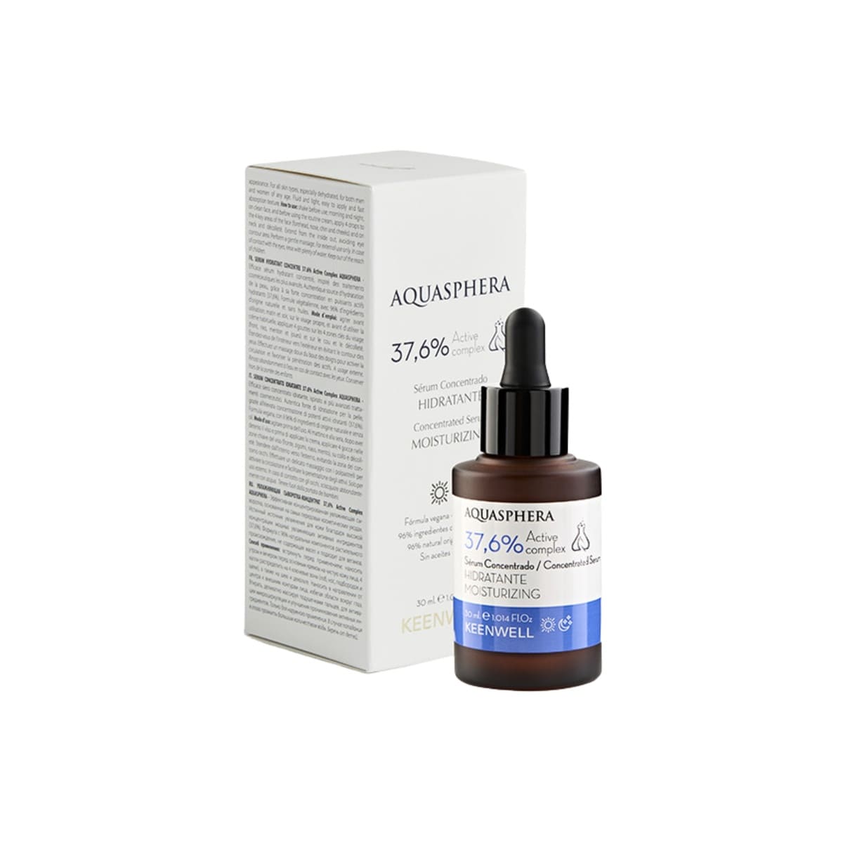 KEENWELL AQUASPHERA koncentruotas serumas, 30ml