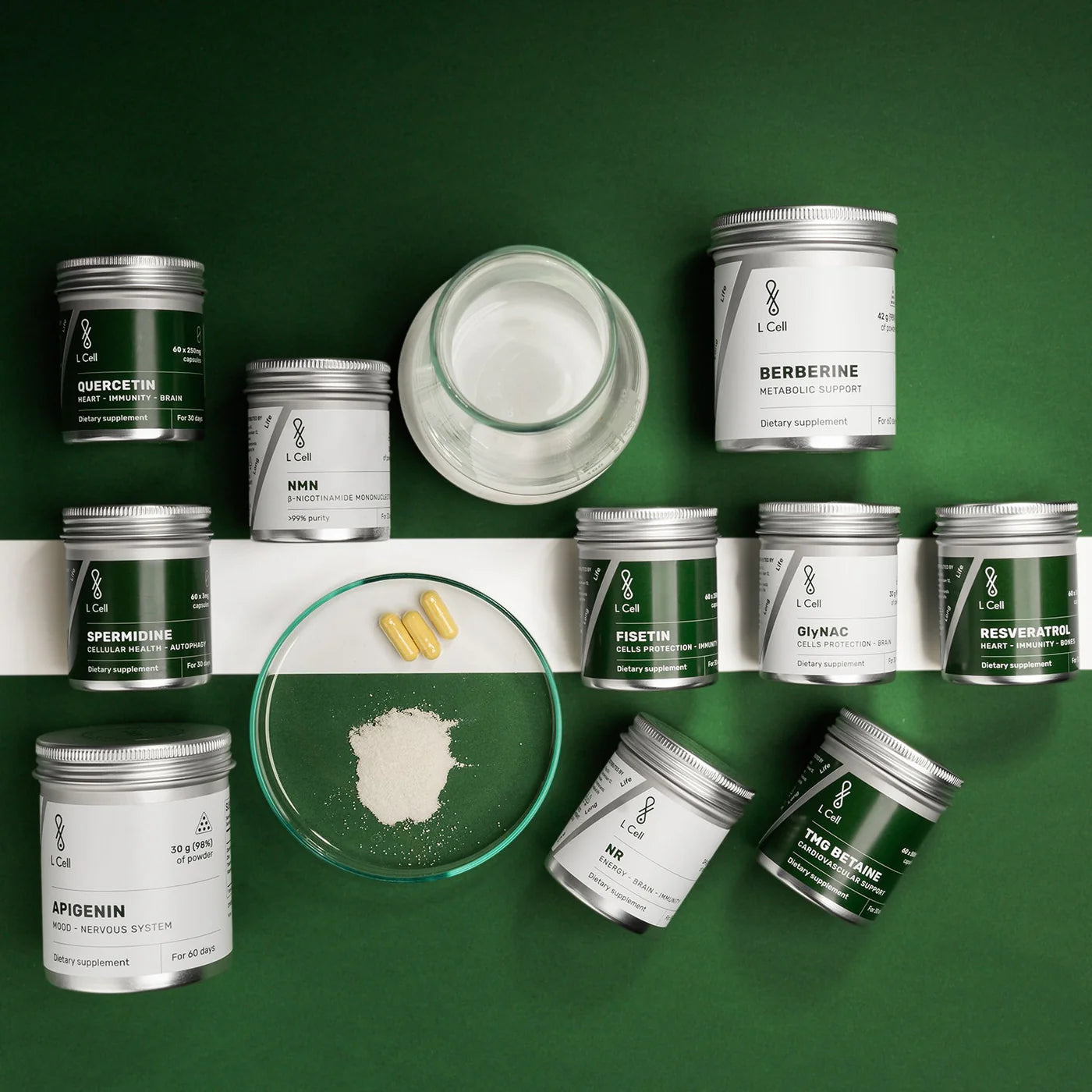 L Cell NR Nikotinamido ribosidas, 300mg, 60 kapsulių