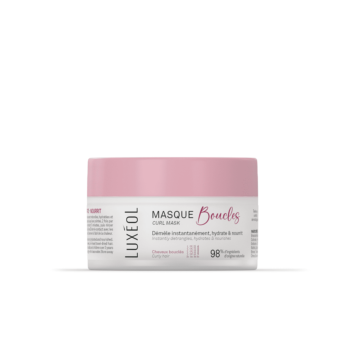 LUXEOL kaukė garbanotiems plaukams, 200ml