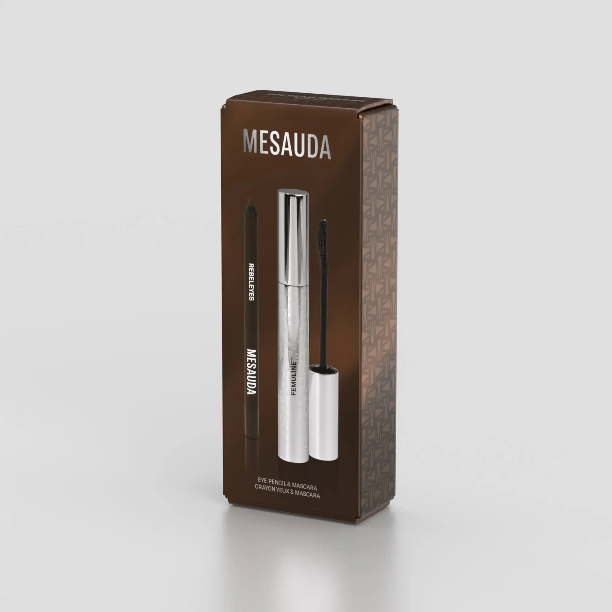 Mesauda akių kosmetikos rinkinys The Glam Femuline Eye Kit (Rebeleyes - 103 Bear 1,2g; Mascara Femuline 9ml)