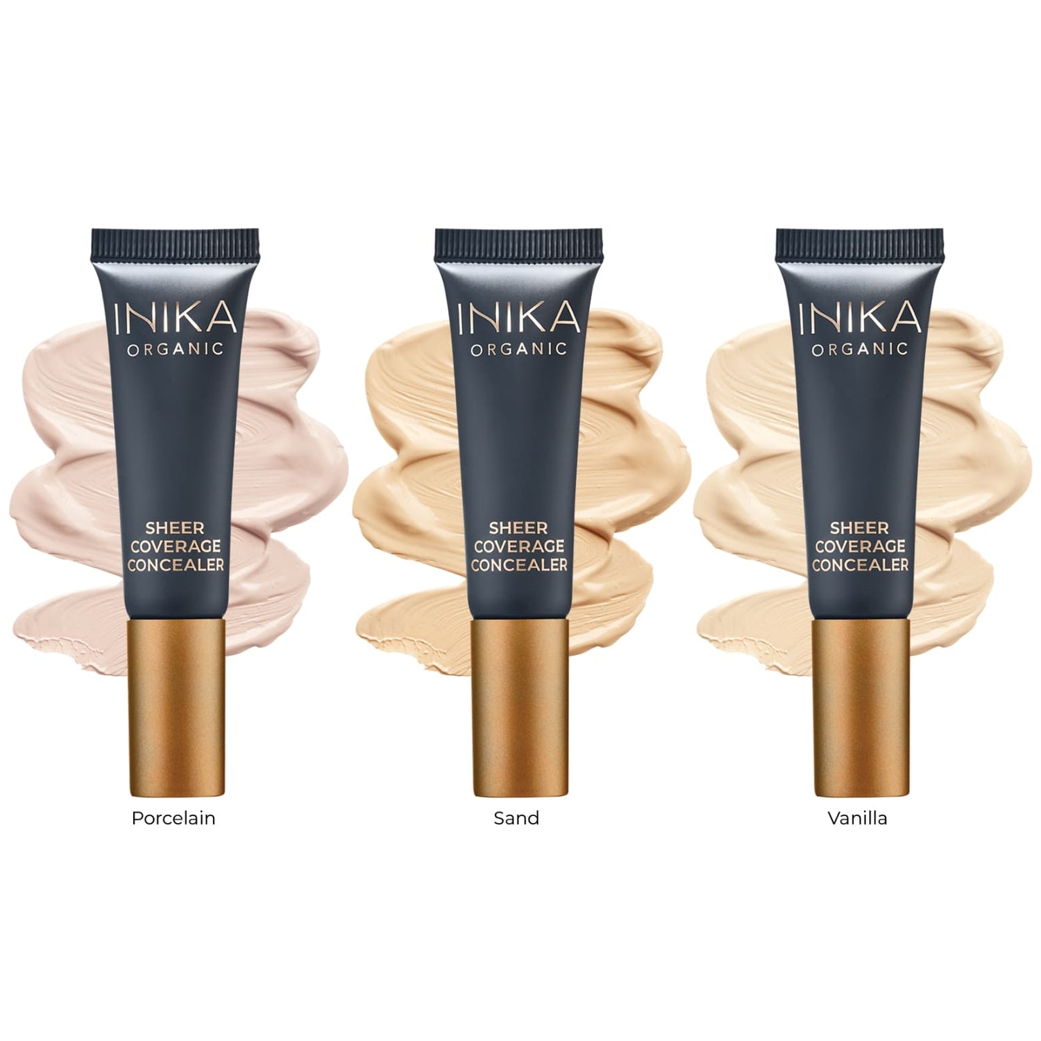 INIKA ORGANIC, inika sertifikuota organiška lengvo maskavimo priemonė - sand, 10ml