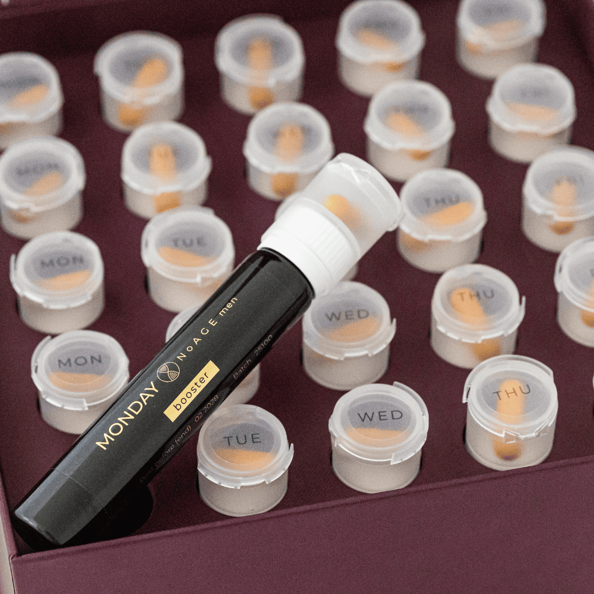 NoAGE men Booster, 25 buteliukų