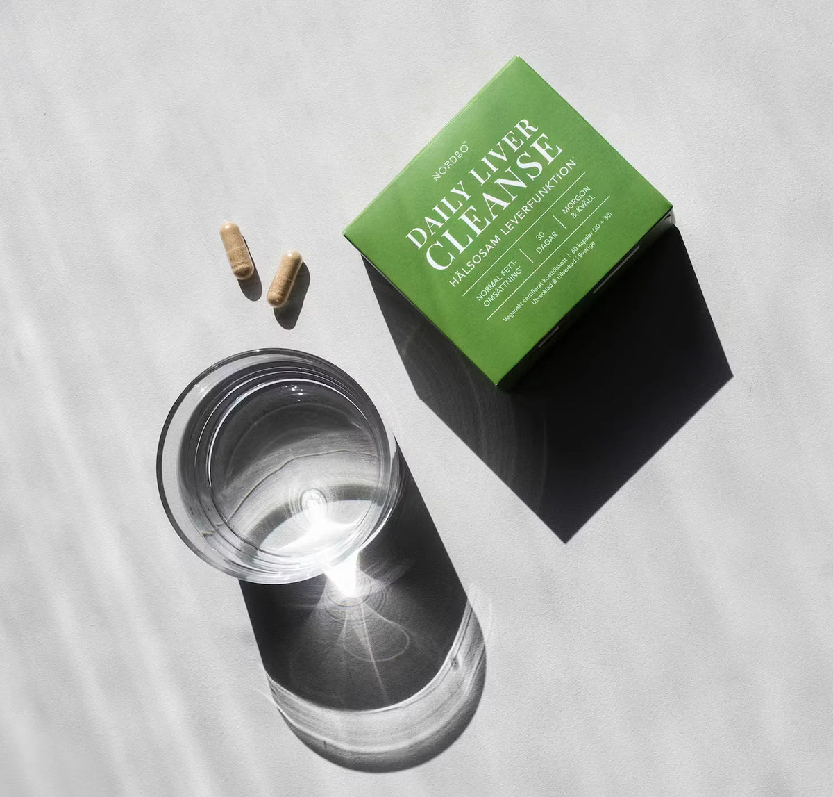 NORDBO Daily Liver Cleanse kepenų funkcijai ir riebalų apykaitai, 2x30 kaps.