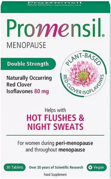 PROMENSIL, raudonojo dobilo izoflavonai, MENOPAUSE DOUBLE STRENGHT, 80 mg