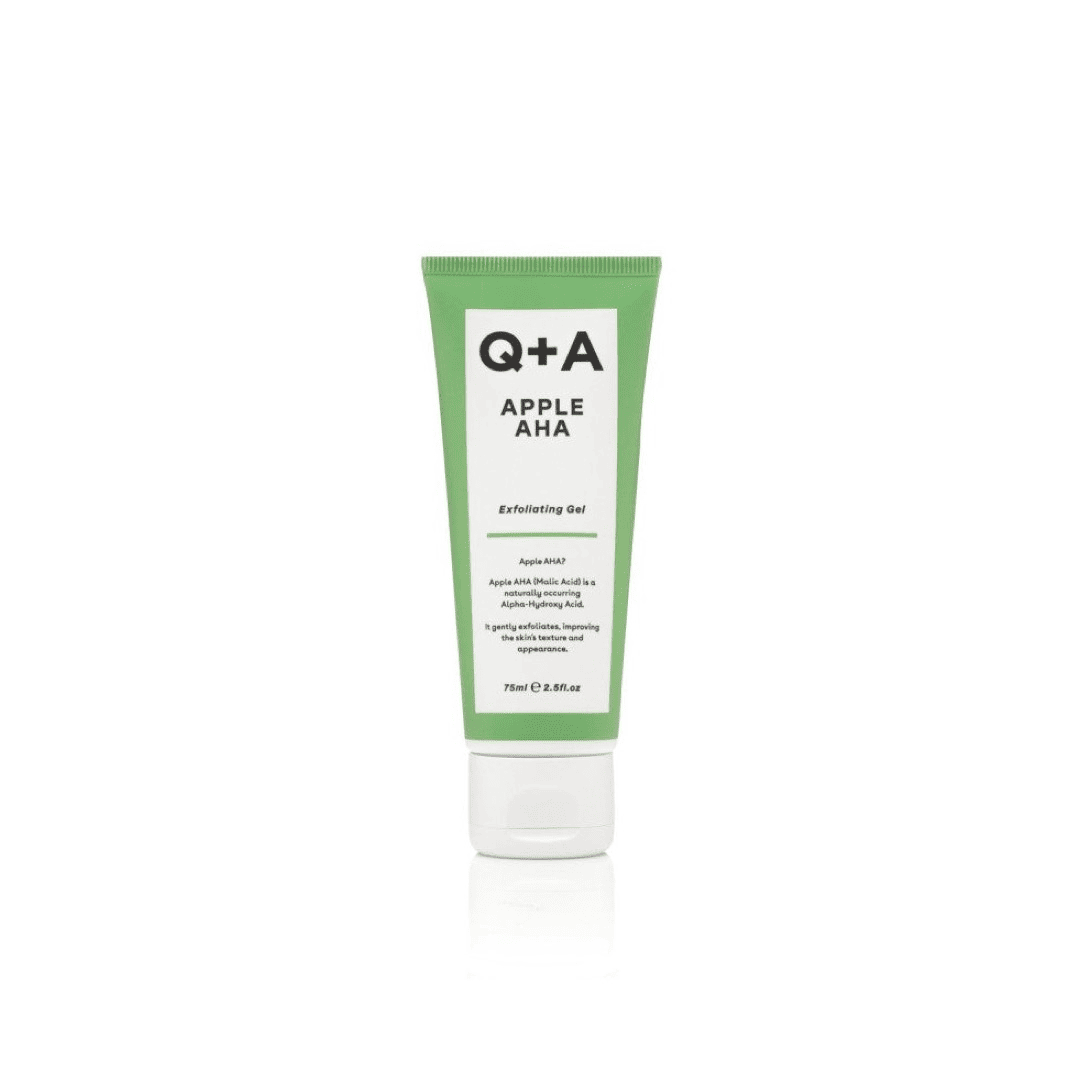 Q+A, Apple AHA Exfoliating Gel Gelinis veido šveitiklis, 75ml