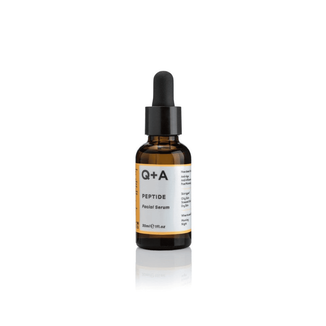 Q+A, Peptide Facial Serum Veido serumas su peptidais, 30ml