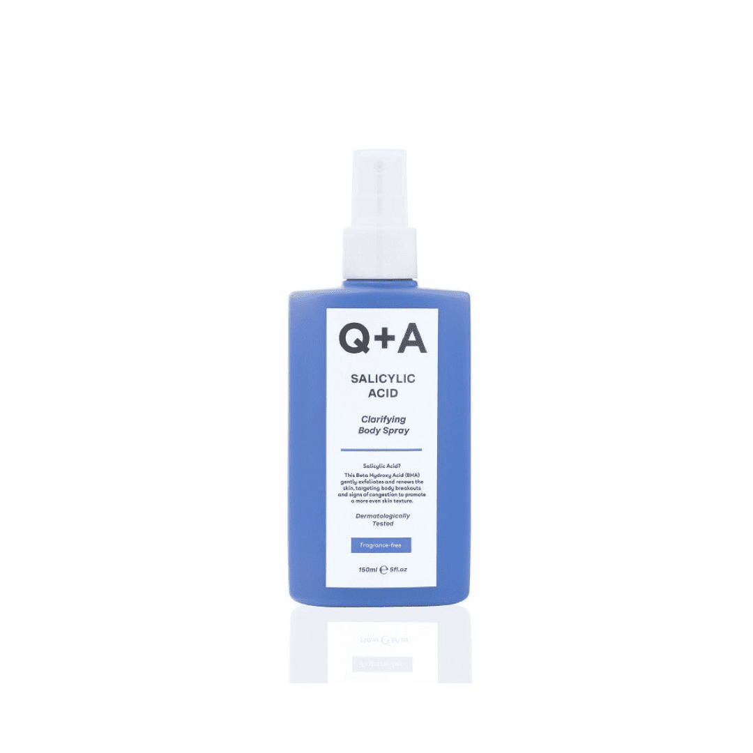 Q+A, Salicylic Acid Body Spray Kūno dulksna su salicilo rūgštimi, 150ml