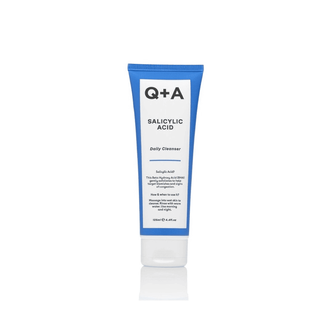 Q+A, Salicylic Acid Daily Cleanser Kasdienis veido prausiklis su salicilo rūgštimi, 125ml