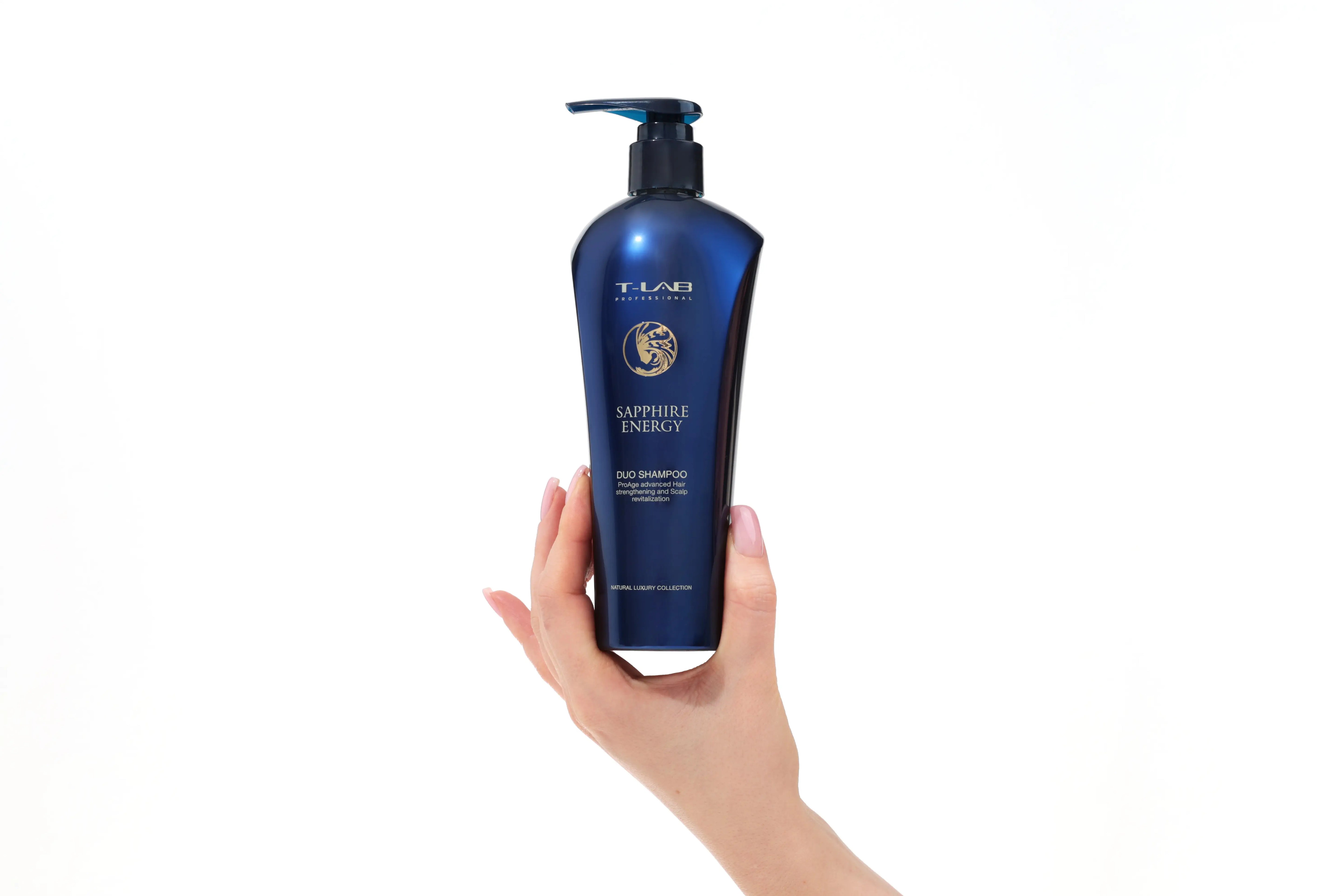 T-LAB Professional Sapphire Energy Duo Shampoo Šampūnas plaukų stiprinimui ir anti-senėjimo poveikis