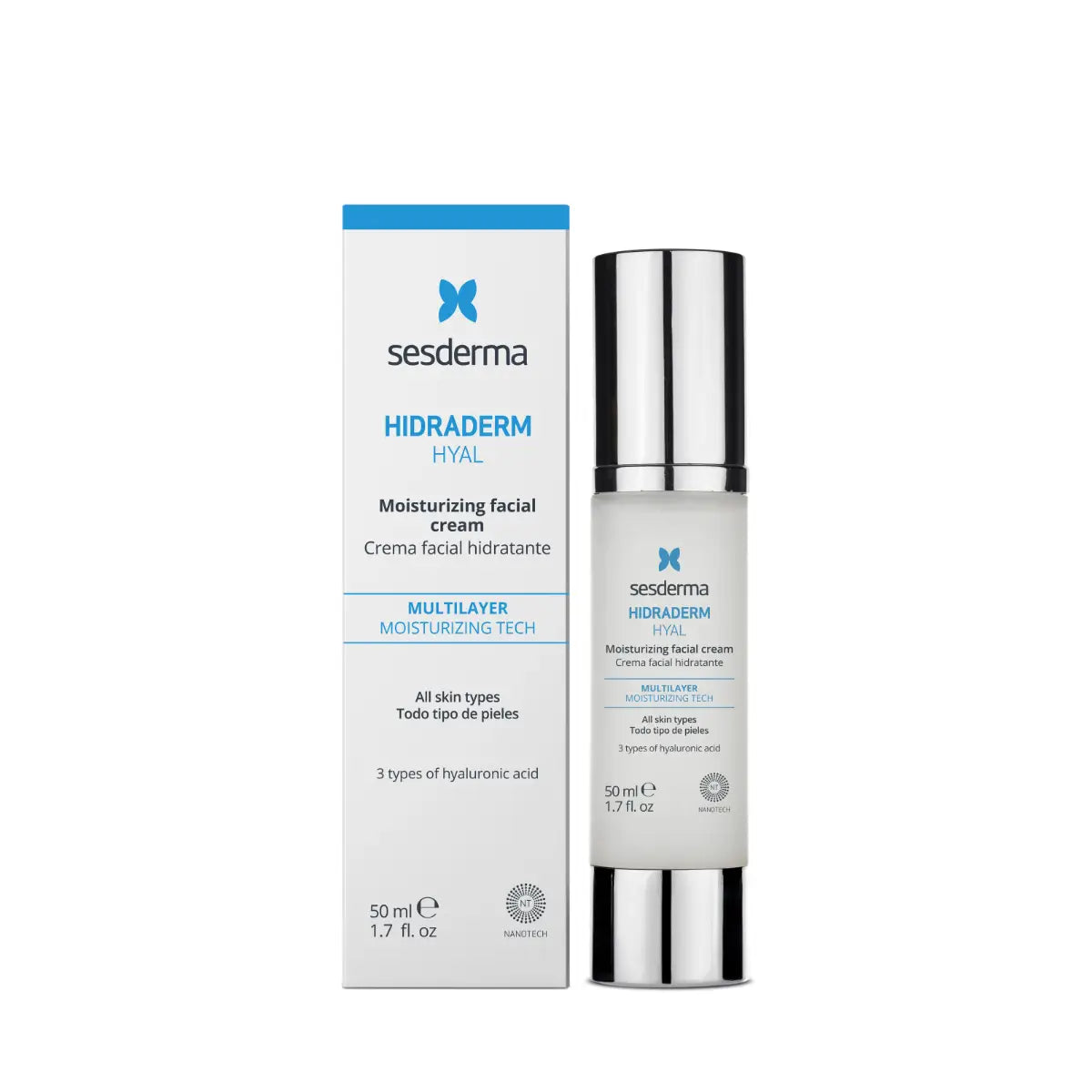 SESDERMA, hidraderm hyal drėkinamasis veido kremas, 50 ml