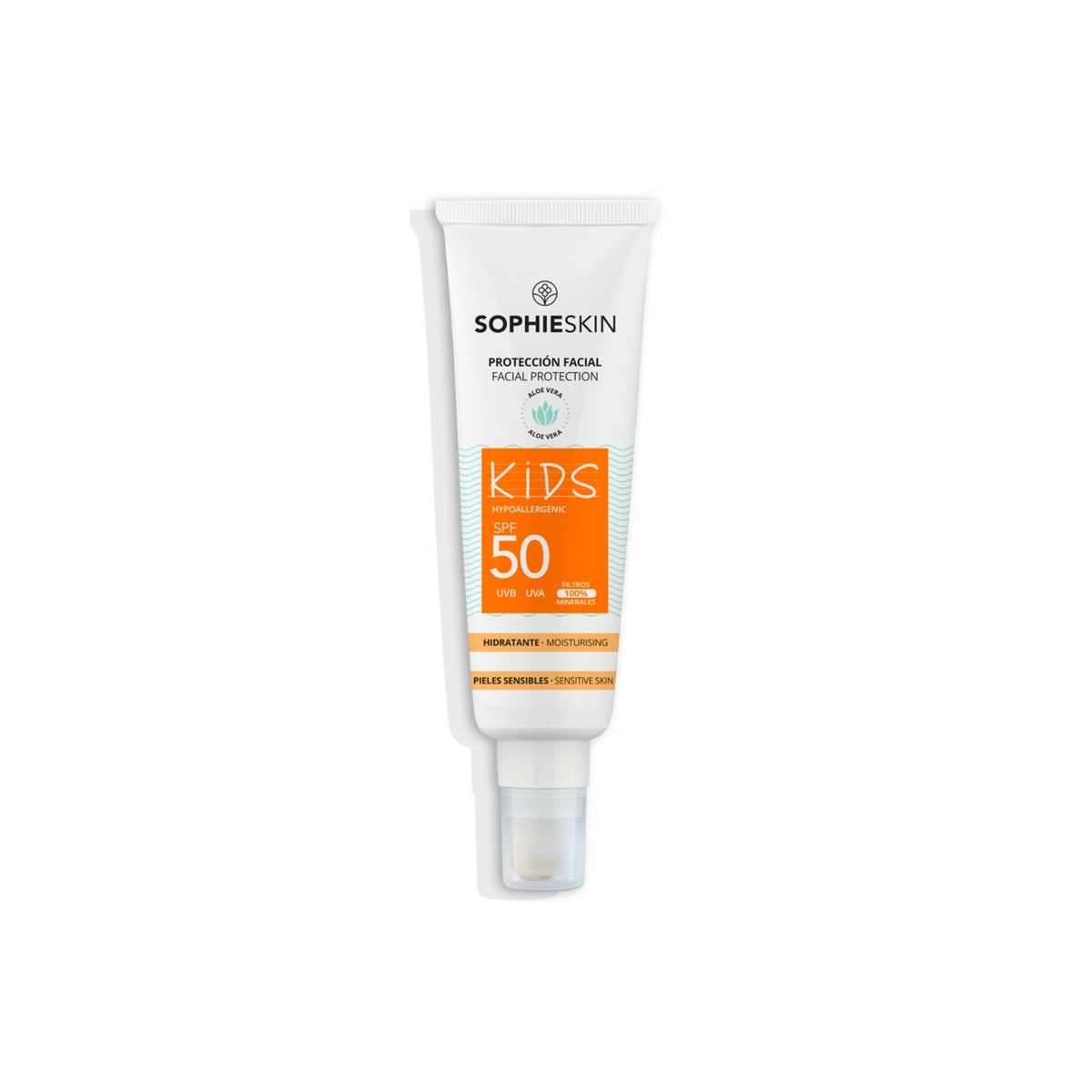 SOPHIE SKIN apsauginis veido kremas nuo saulės vaikams SPF50, 50 ml