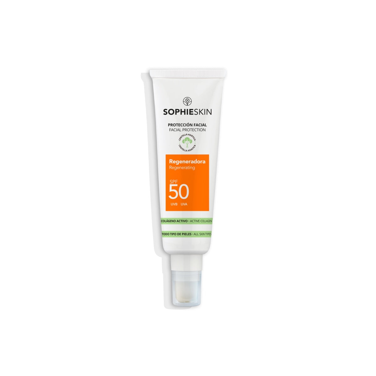 SOPHIE SKIN odą regeneruojantis apsauginis veido kremas nuo saulės SPF 50, 50 ml