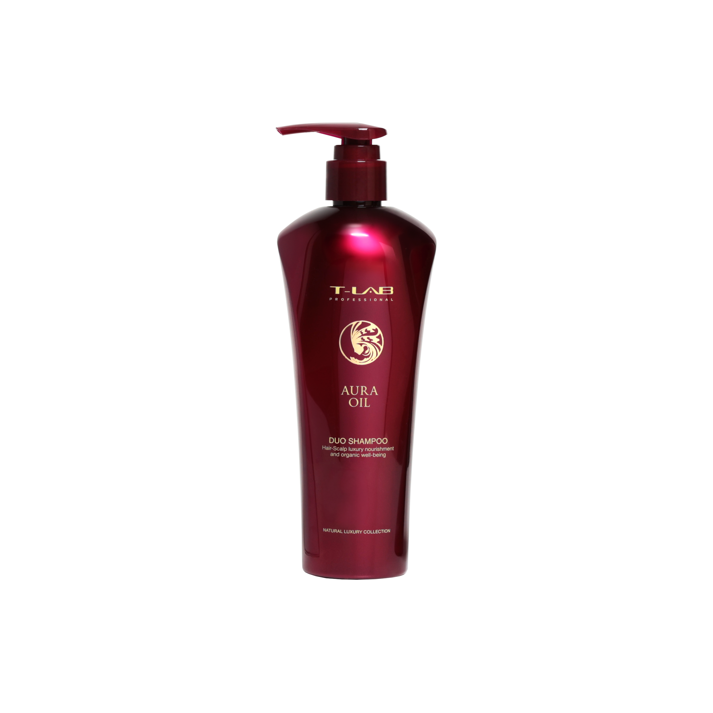 T-LAB Professional Aura Oil Duo Shampoo Šampūnas prabangiam plaukų švelnumui ir natūraliam grožiui