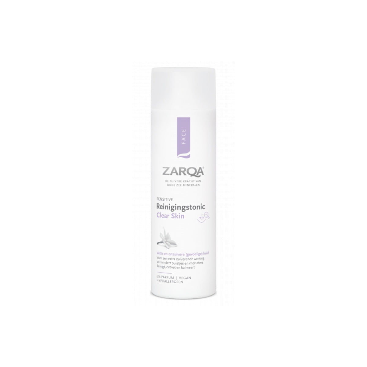 ZARQA CLEAR SKIN veido tonikas į aknę linkusiai odai, 200 ml