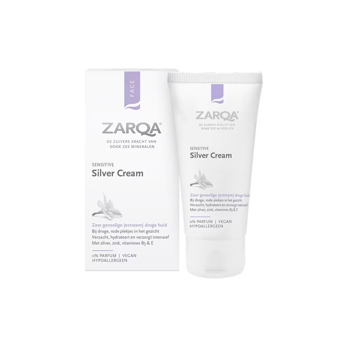 ZARQA SENSITIVE SILVER veido kremas, 30 ml
