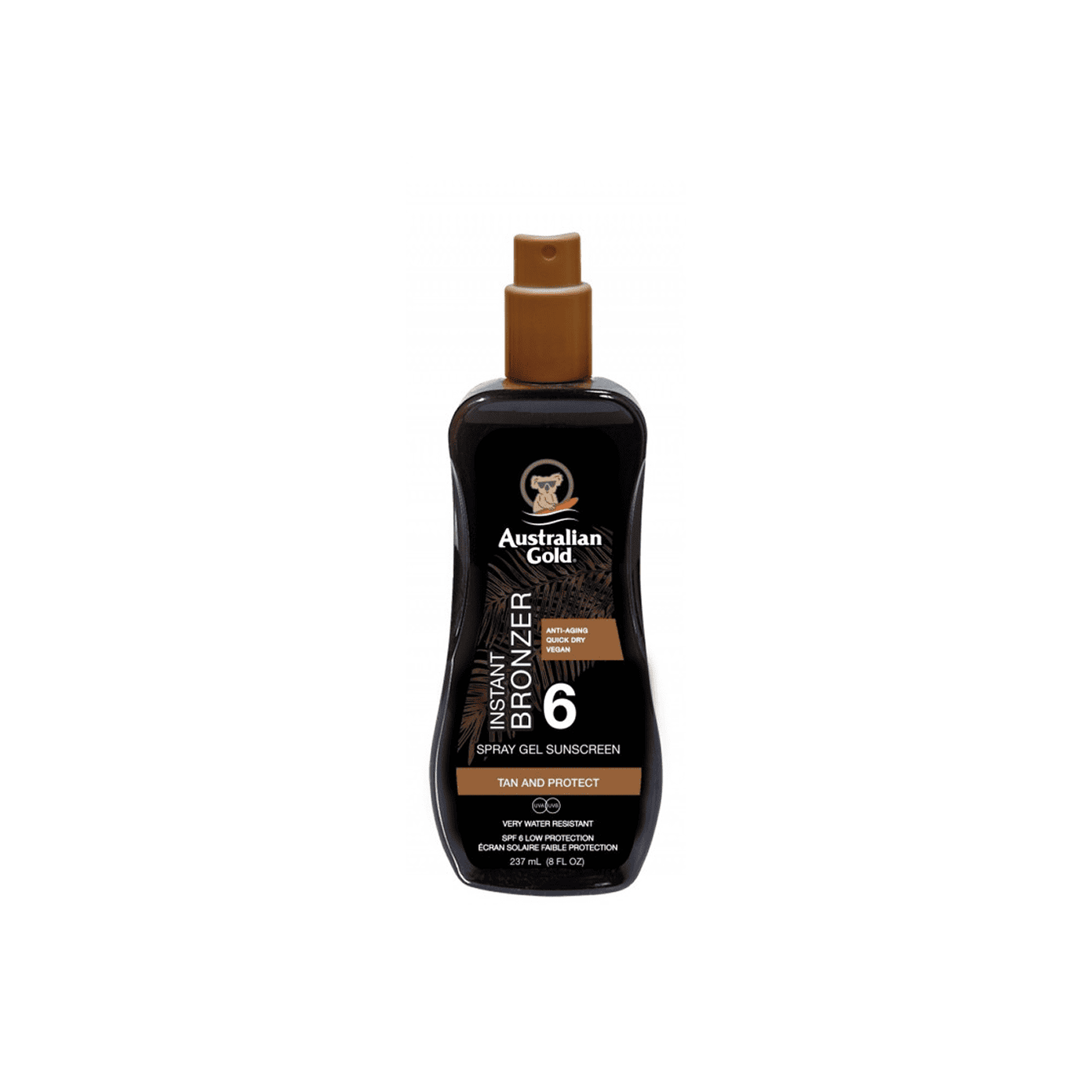 AUSTRALIAN GOLD apsaugos nuo saulės pienelis su bronzantais SPF6  237 ml