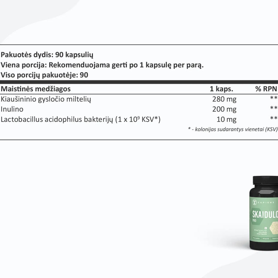 SAPIENS, Vitaminų rinkinys MOTERIMS, 1 vnt