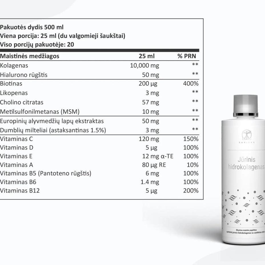 SAPIENS, Vitaminų rinkinys MOTERIMS, 1 vnt