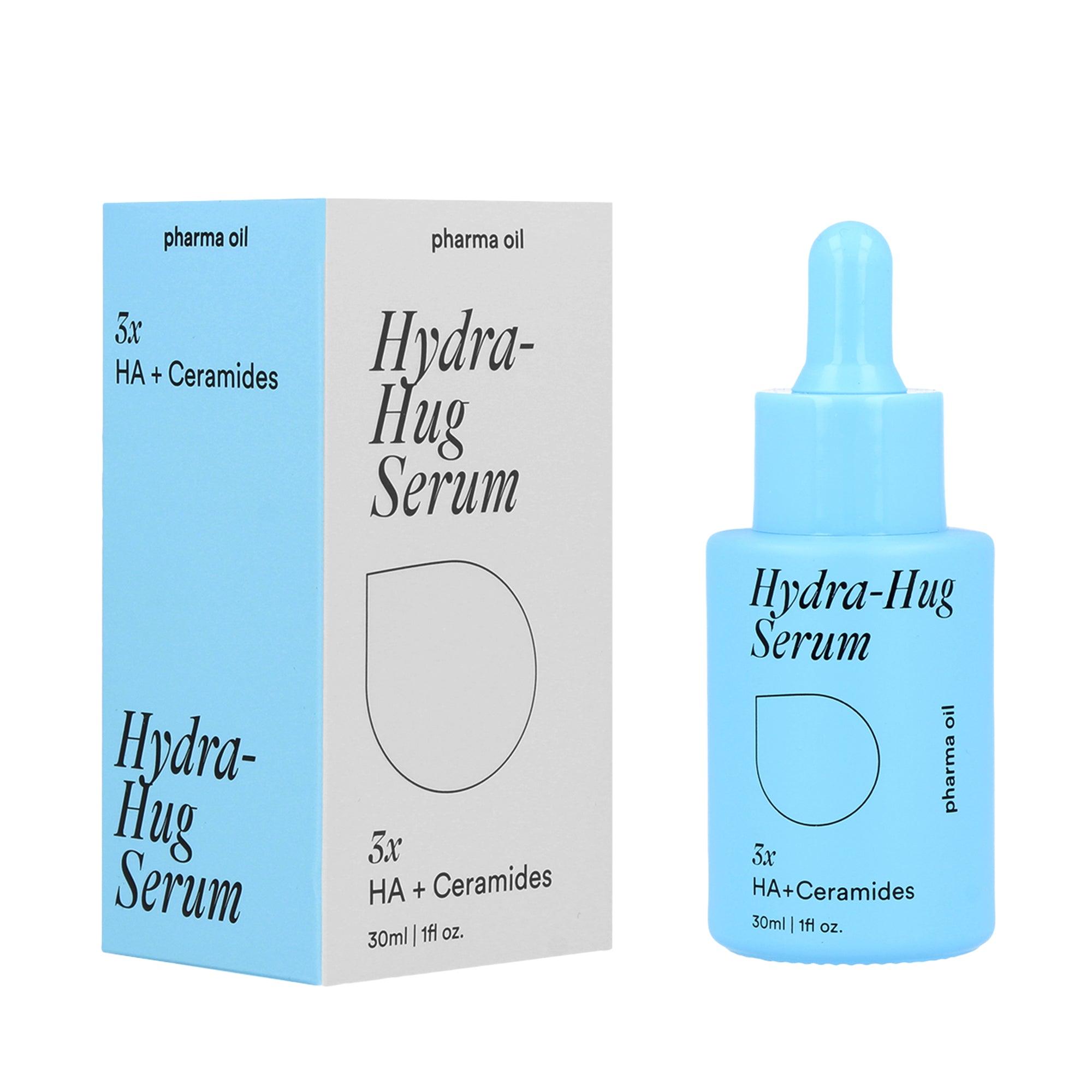 PHARMA OIL, hialurono ir keramidų serumas  Hydra hug, 30ml