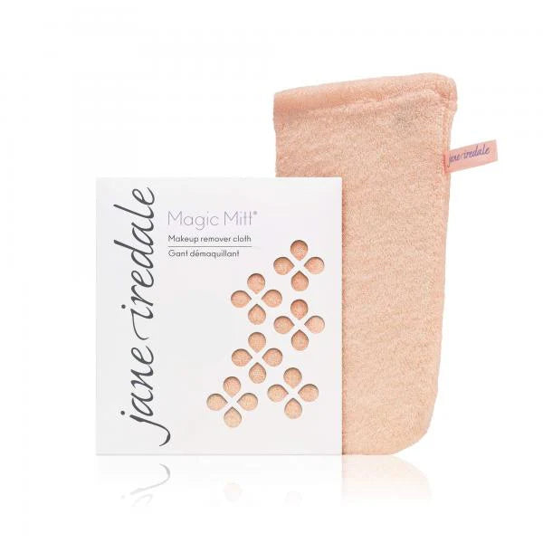 JANE IREDALE, mineralinio makiažo prausimo pirštinėlė Magic Mitt, 1 vnt.
