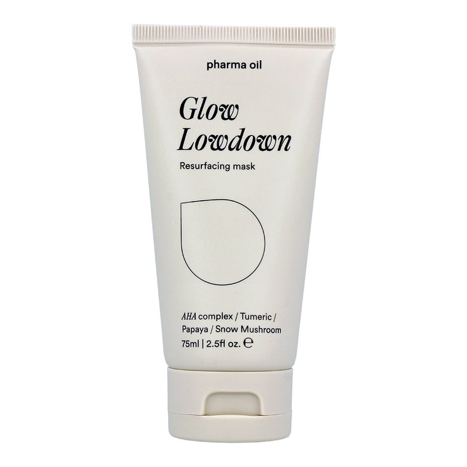 PHARMA OIL,  AHA rūgščių veido kaukė, Glow lowdown 75ml, 1 vnt.