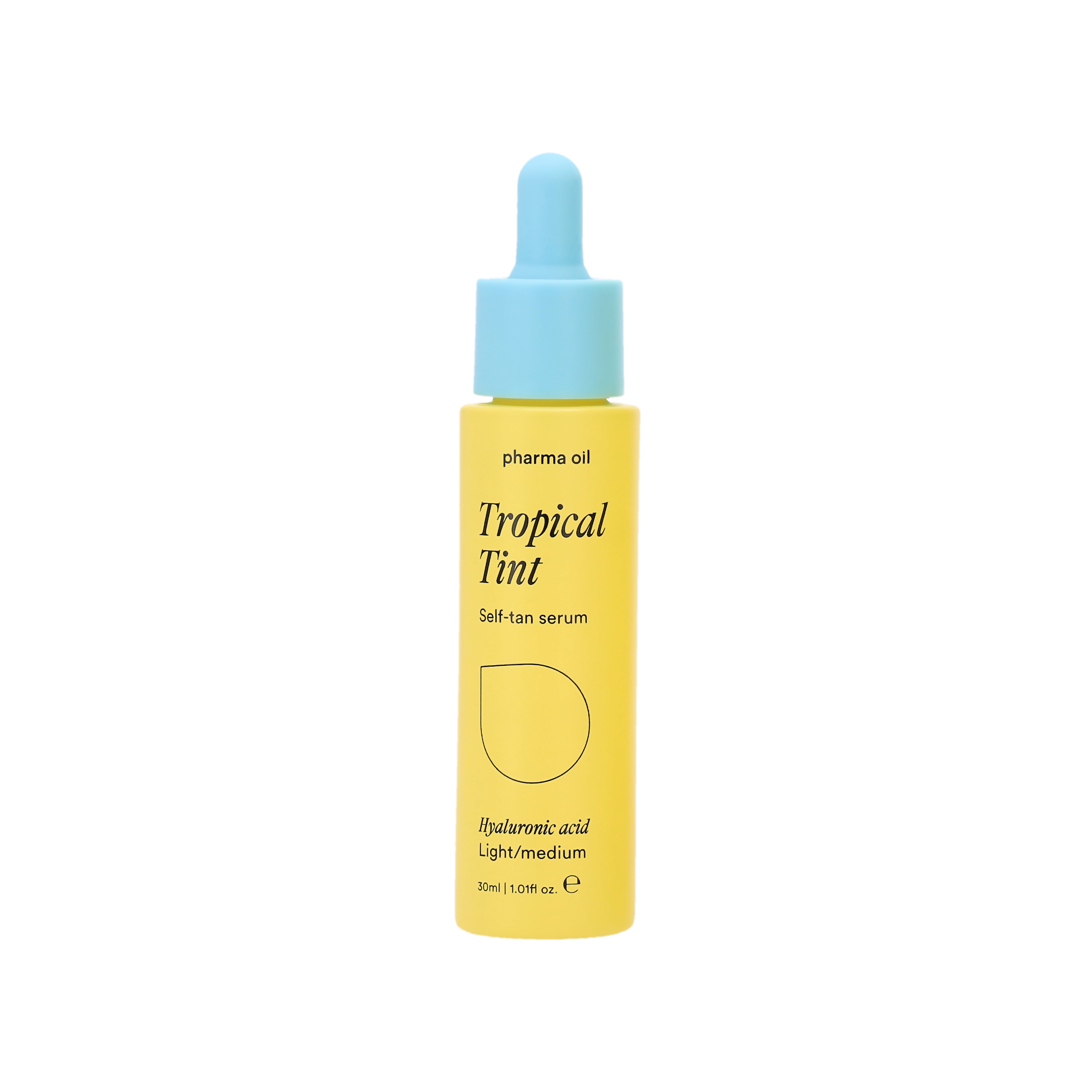 PHARMA OIL,savaiminio įdegio serumas Tropical tint light-medium, 30ml