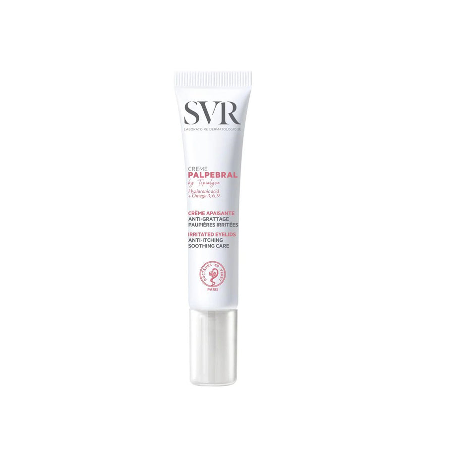 SVR paakių kremas itin jautriai, niežtinčiai, sudirgusiai odai PALPEBRAL by TOPIALYSE, 15 ml