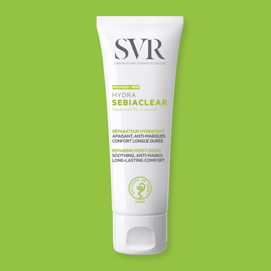 SVR veido kremas itin dehidratuotai, į aknę linkusiai odai SEBIACLEAR HYDRA, 40 ml