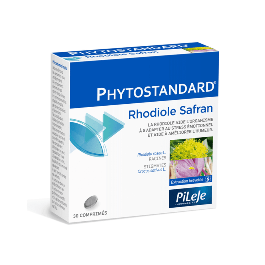 PILEJE PHYTOSTANDARD RHODIOLE SAFRAN nervų sistemai , 30 tab.