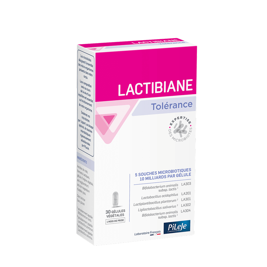 PILEJE LACTIBIANE TOLERANCE, 30 kapsulių