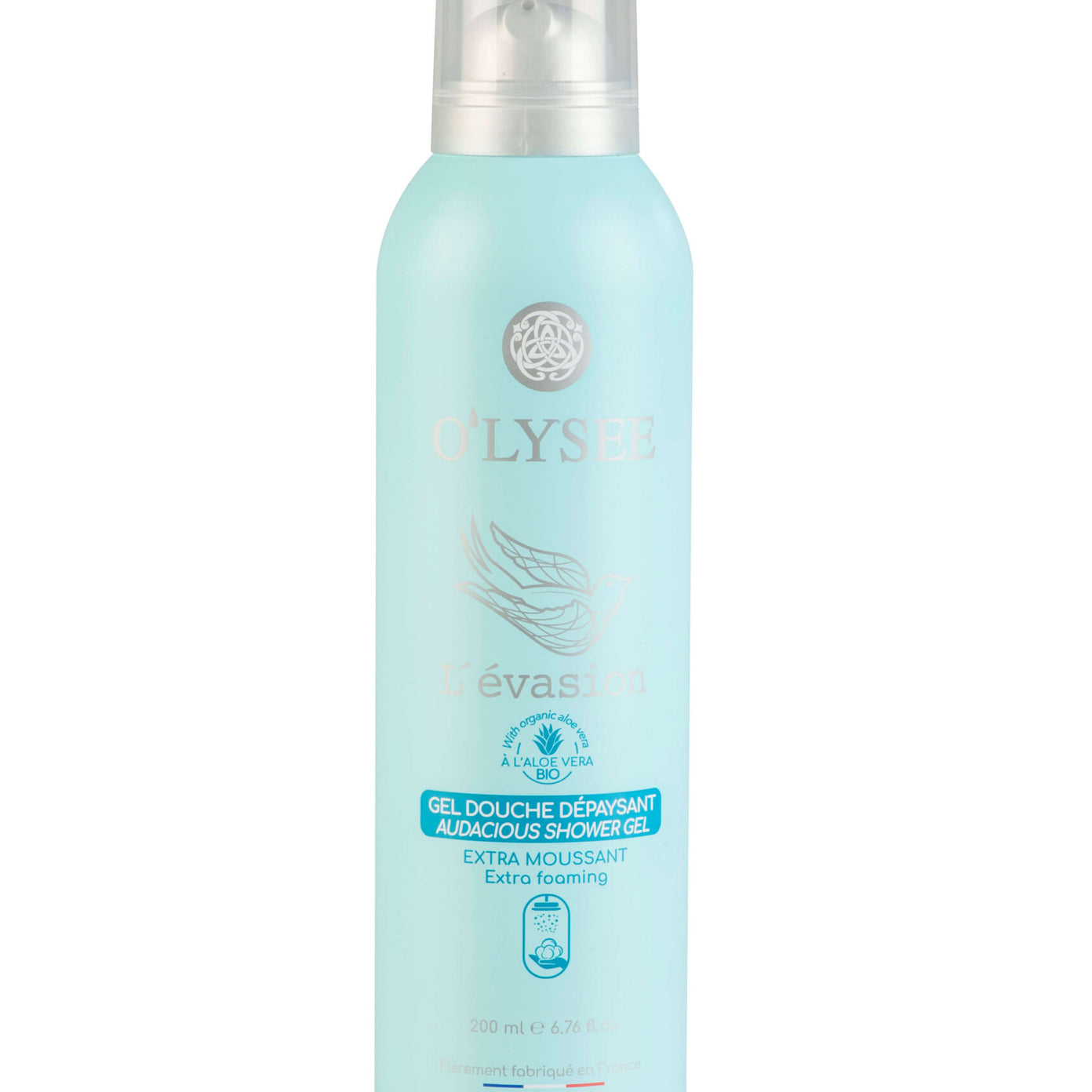 O'LYSEE,  L'EVASION, švelnus gėlių arom.dušo putos, 200ml