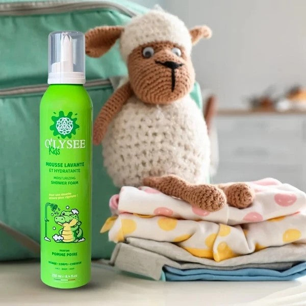 O'LYSEE, obuolių ir kriaušių arom. vaikiškos dušo putos, 250ml