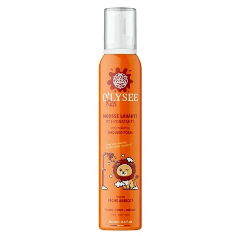 O'LYSEE, persiko ir abriksų arom. vaikiškos dušo putos, 250ml