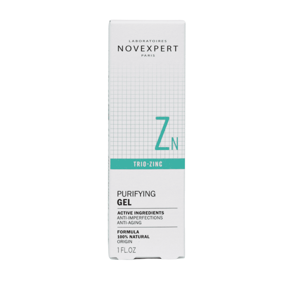 NOVEXPERT drėkinamasis gelinis veido kremas su Trio-zinc kompleksu, 30 ml