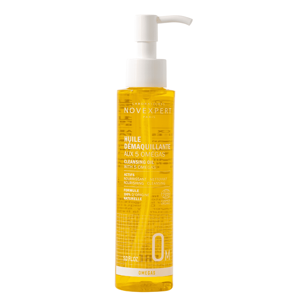 NOVEXPERT aliejinis makiažo valiklis su 5 rūšių Omega rūgštimis, 150 ml