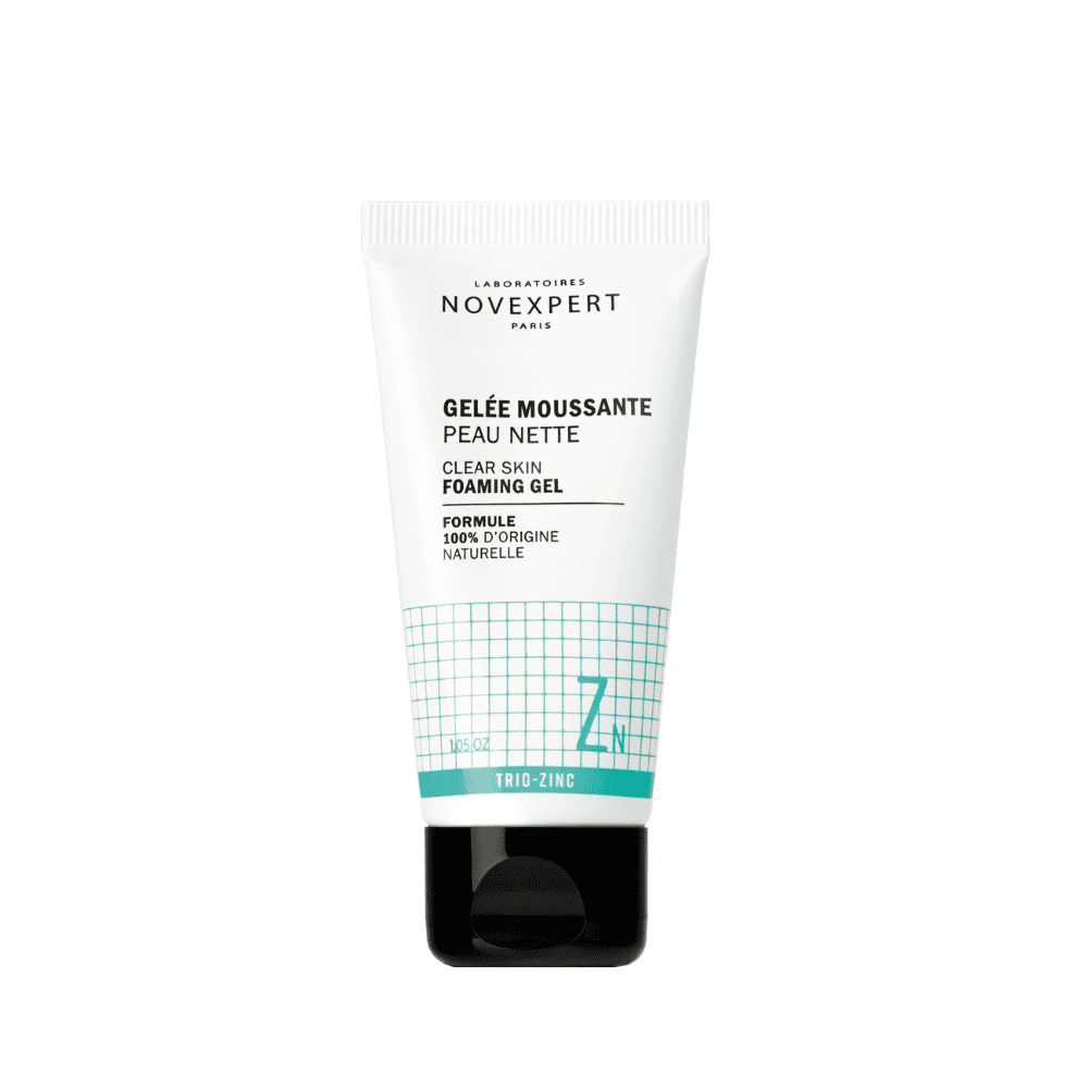 NOVEXPERT putojantis veido prausiklis riebiai ir miršiai odai su Zink-Trio komplektu, 30ml