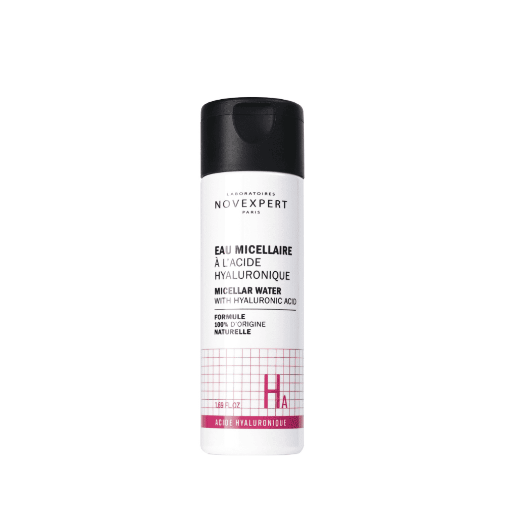 NOVEXPERT micelinis valomasis vanduo su hialurono rūgštim, 50ml