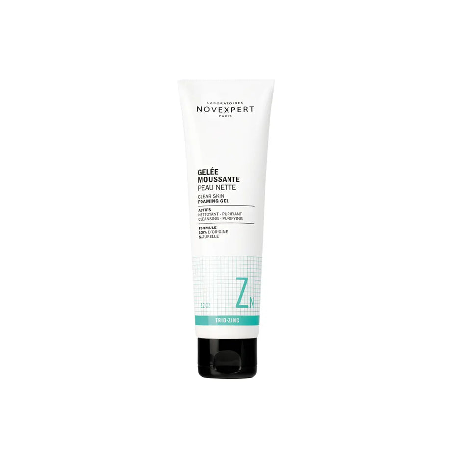 NOVEXPERT putojantis veido prausiklis riebiai ir miršiai odai su Zink-Trio komplektu, 150ml