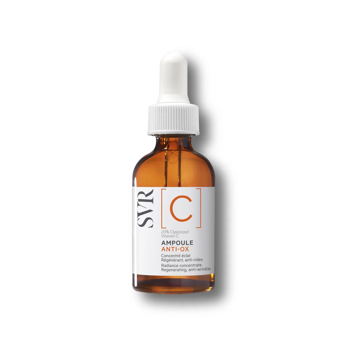 SVR veido serumas skaistumo stokojančiai, pavargusiai odai AMPOULE [C] ANTI-OX, 30 ml