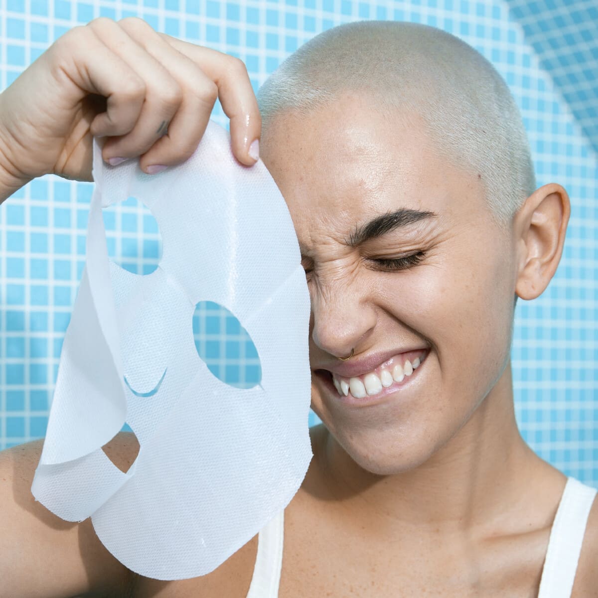 SVR lakštinė veido kaukė sausai, sudirgusiai odai [B3] INTENSIVE HYDRA MASK, 1 vnt