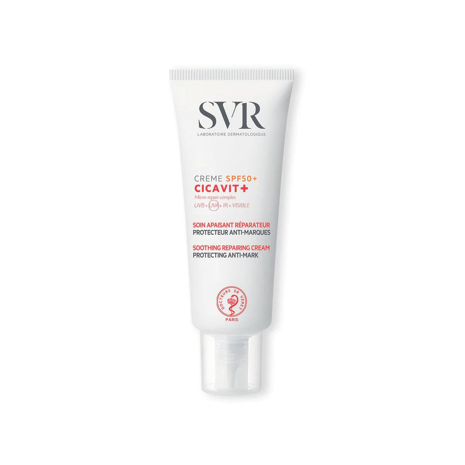 SVR CICAVIT+ SPF50+ specialus atstatomasis kremas pažeistai odai, 40ml