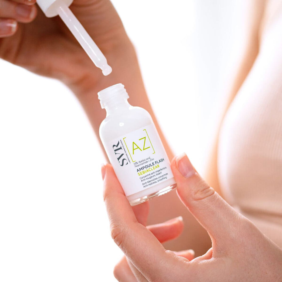 SVR veido serumas su azelaino rūgštimi SEBIACLEAR [AZ] AMPOULE FLASH, 30 ml