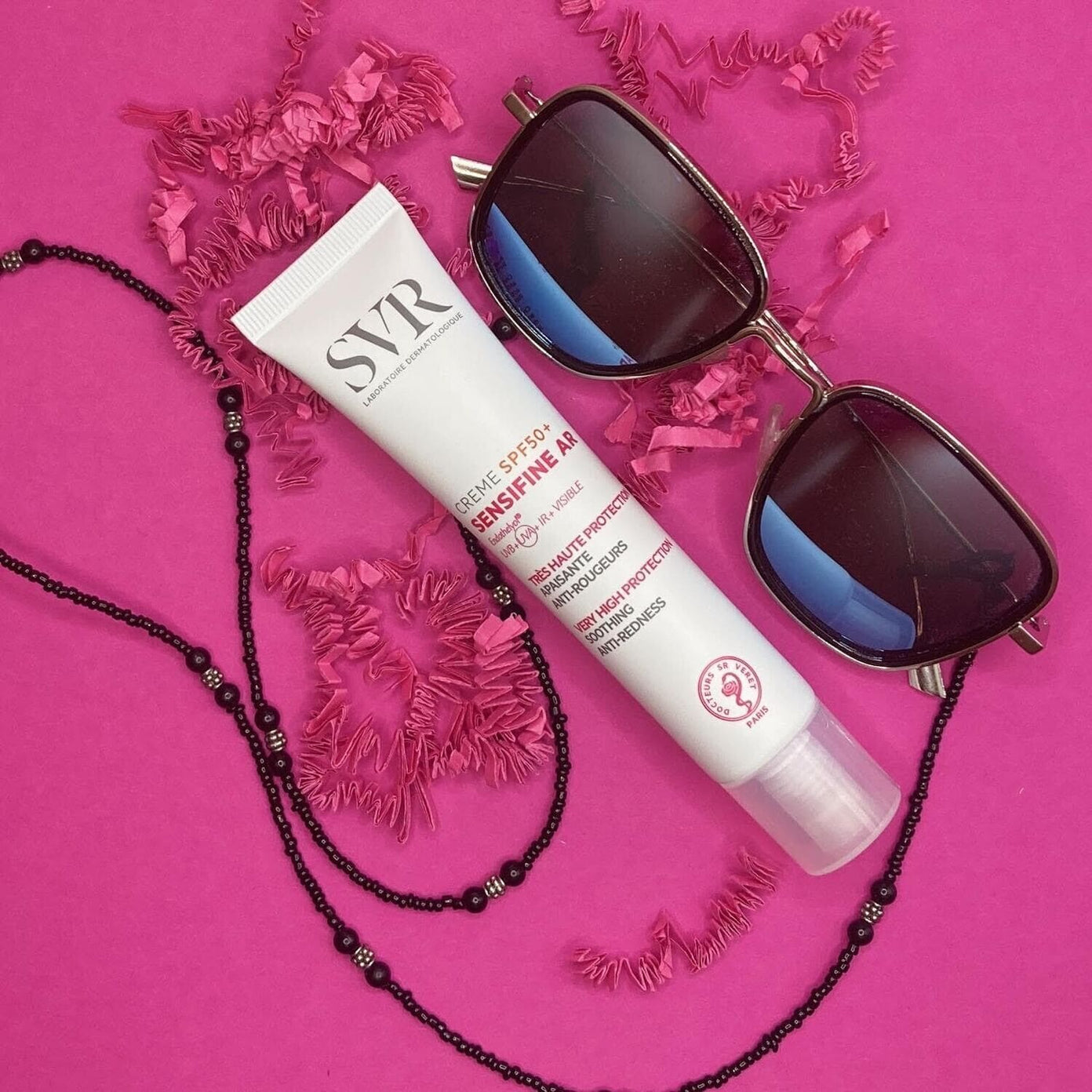 SVR veido kremas nuo saulės raustančiai odai SENSIFINE AR SPF 50+, 40 ml