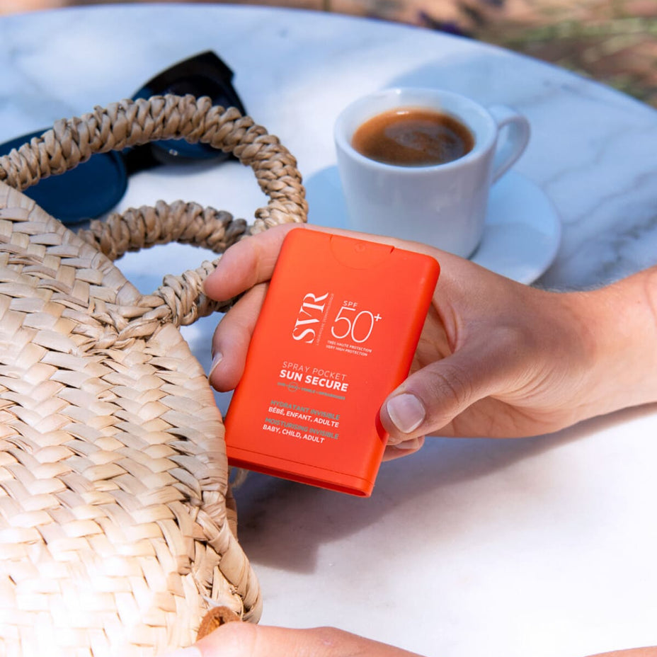SVR losjonas nuo saulės kišeninėje pakuotėje SUN SECURE SPRAY POCKET, SPF 50+