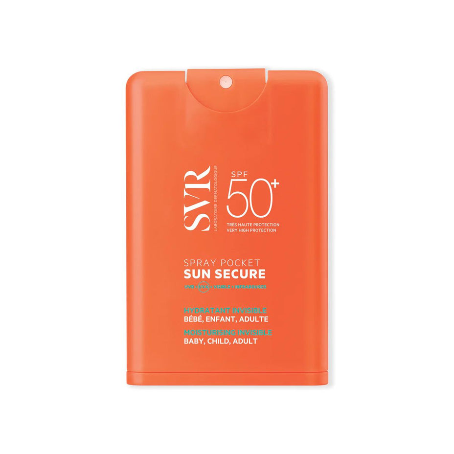 SVR losjonas nuo saulės kišeninėje pakuotėje SUN SECURE SPRAY POCKET, SPF 50+