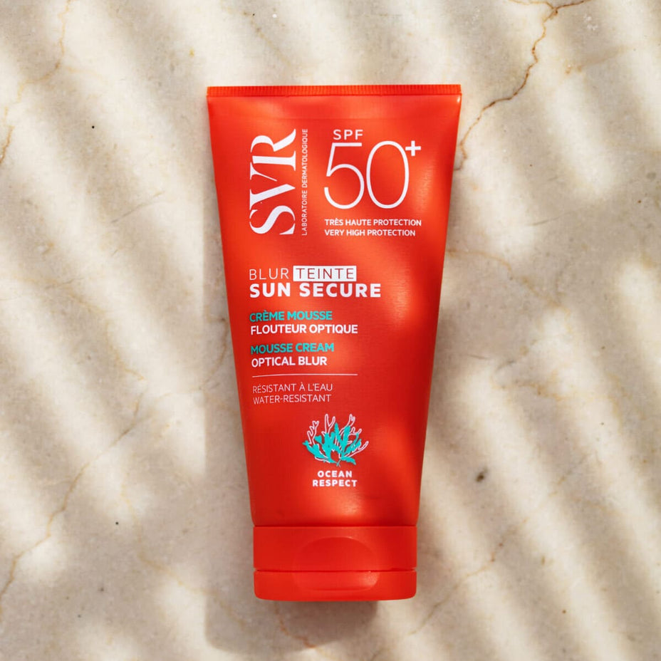 SVR veido kremas nuo saulės su atspalviu SUN SECURE BLUR TEINTE, SPF 50+