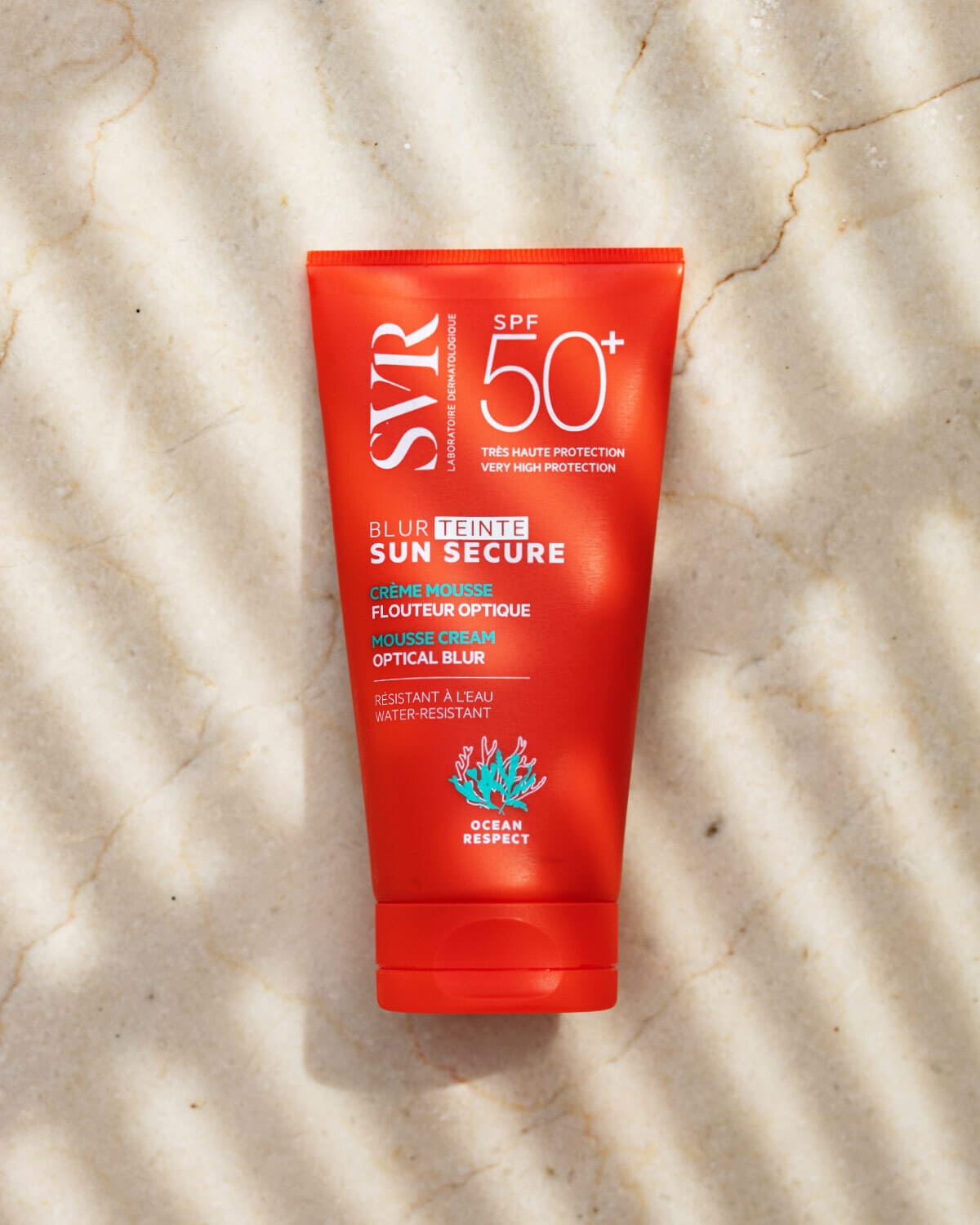 SVR veido kremas nuo saulės su atspalviu SUN SECURE BLUR TEINTE, SPF 50+